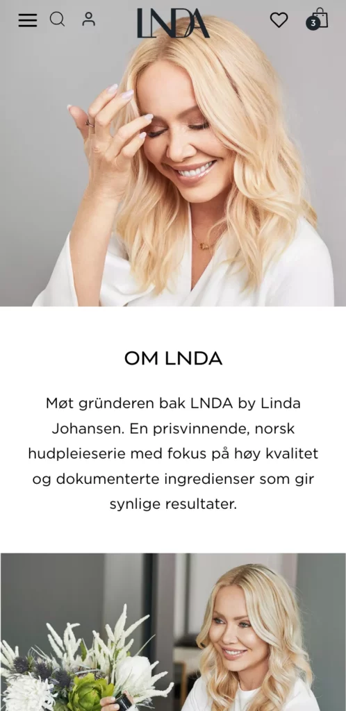 linda johansen nettbutikk