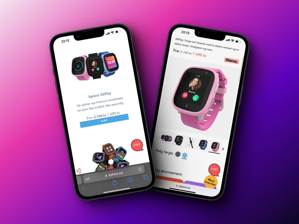 bilde av to mobiltelefoner